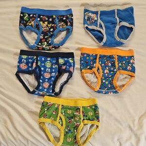 Nintendo Kids Underwear Set - Blue, Green, Orange